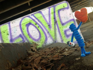 Love, one pipecleaner heart at a time